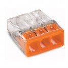 Clema de doza, 3 poli, conductor rigid, 2.5 mm, varianta compacta Wago